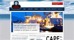 Desktop Screenshot of capemaritime.co.za